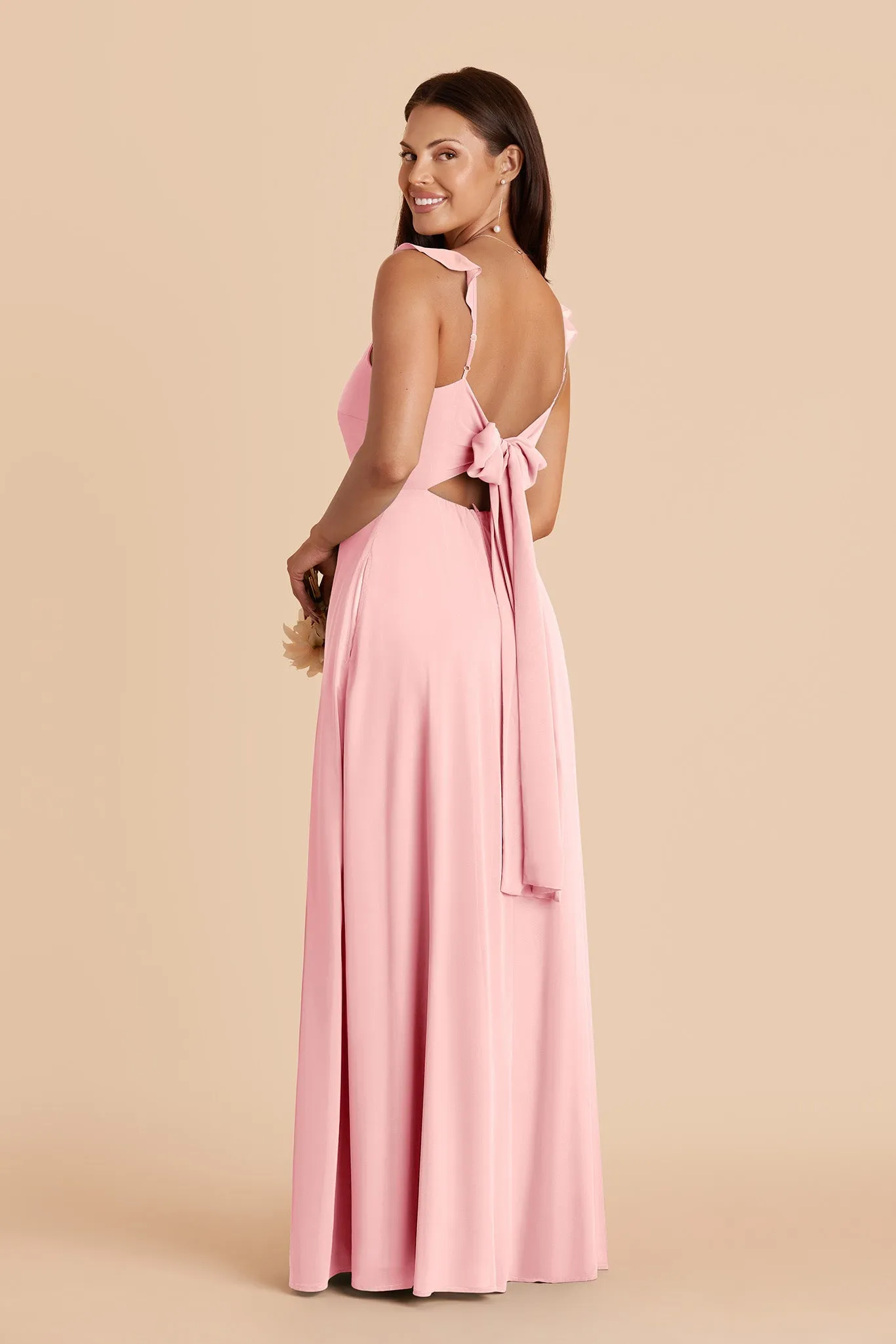 Doris Chiffon Dress - Bubblegum Pink sold by Birdy Grey product image thumbnail 4