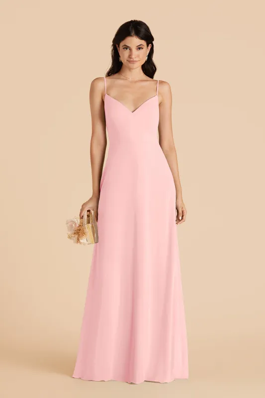 Devin Chiffon Dress - Bubblegum Pink sold by Birdy Grey