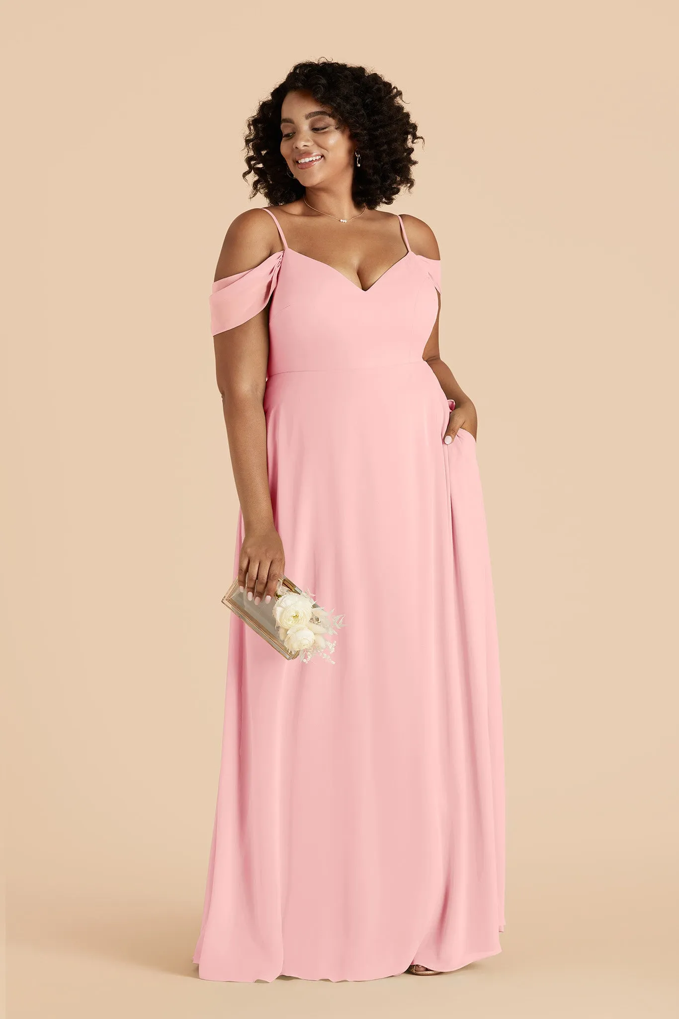 Devin Chiffon Dress - Bubblegum Pink sold by Birdy Grey product image thumbnail 4