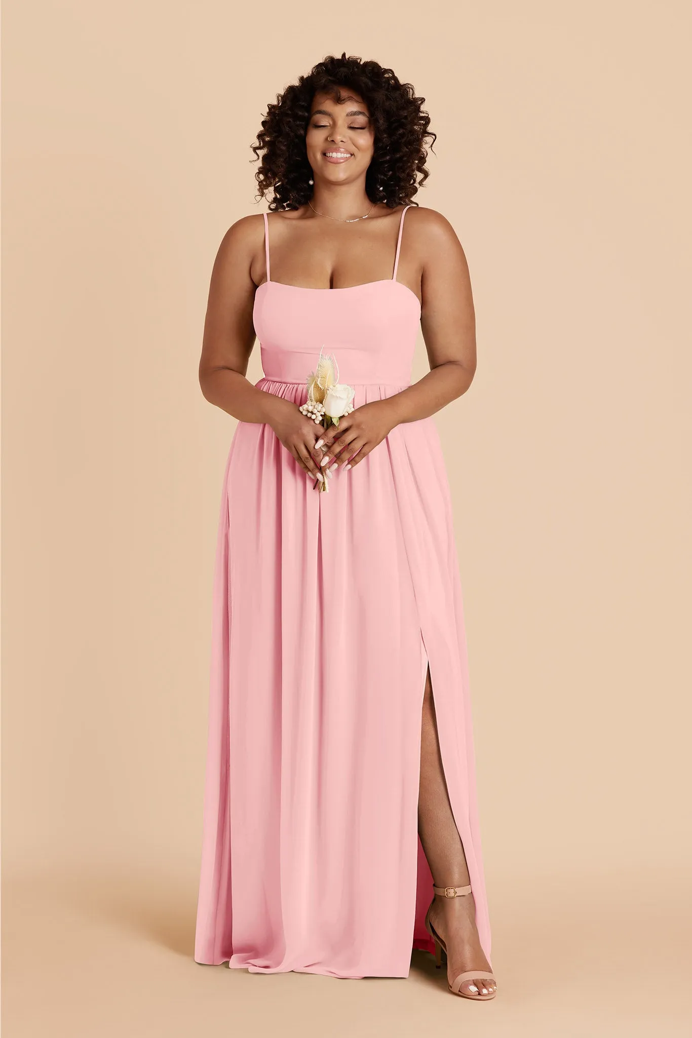 August Chiffon Dress - Bubblegum Pink sold by Birdy Grey product image thumbnail 5