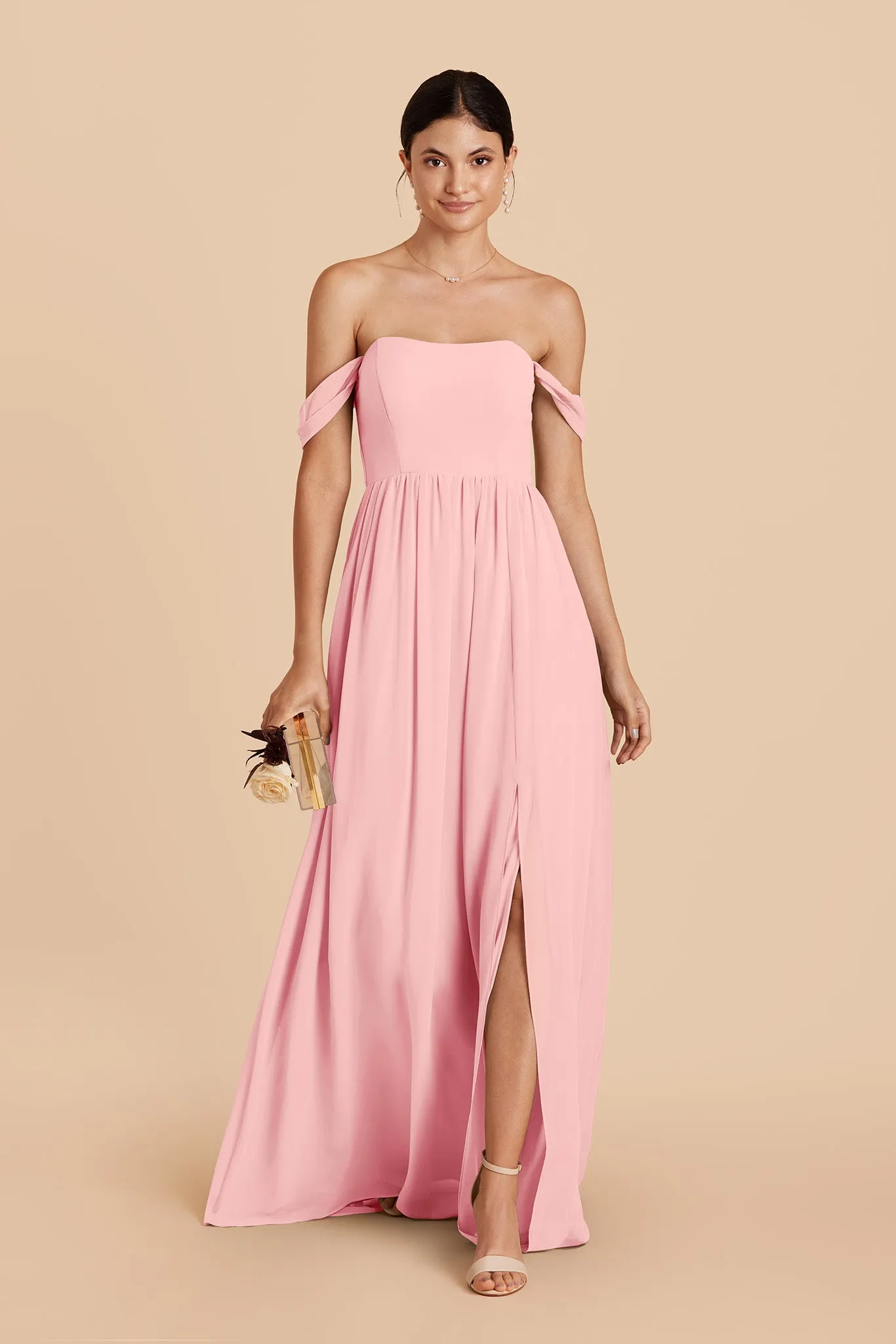 August Chiffon Dress - Bubblegum Pink sold by Birdy Grey product image thumbnail 3