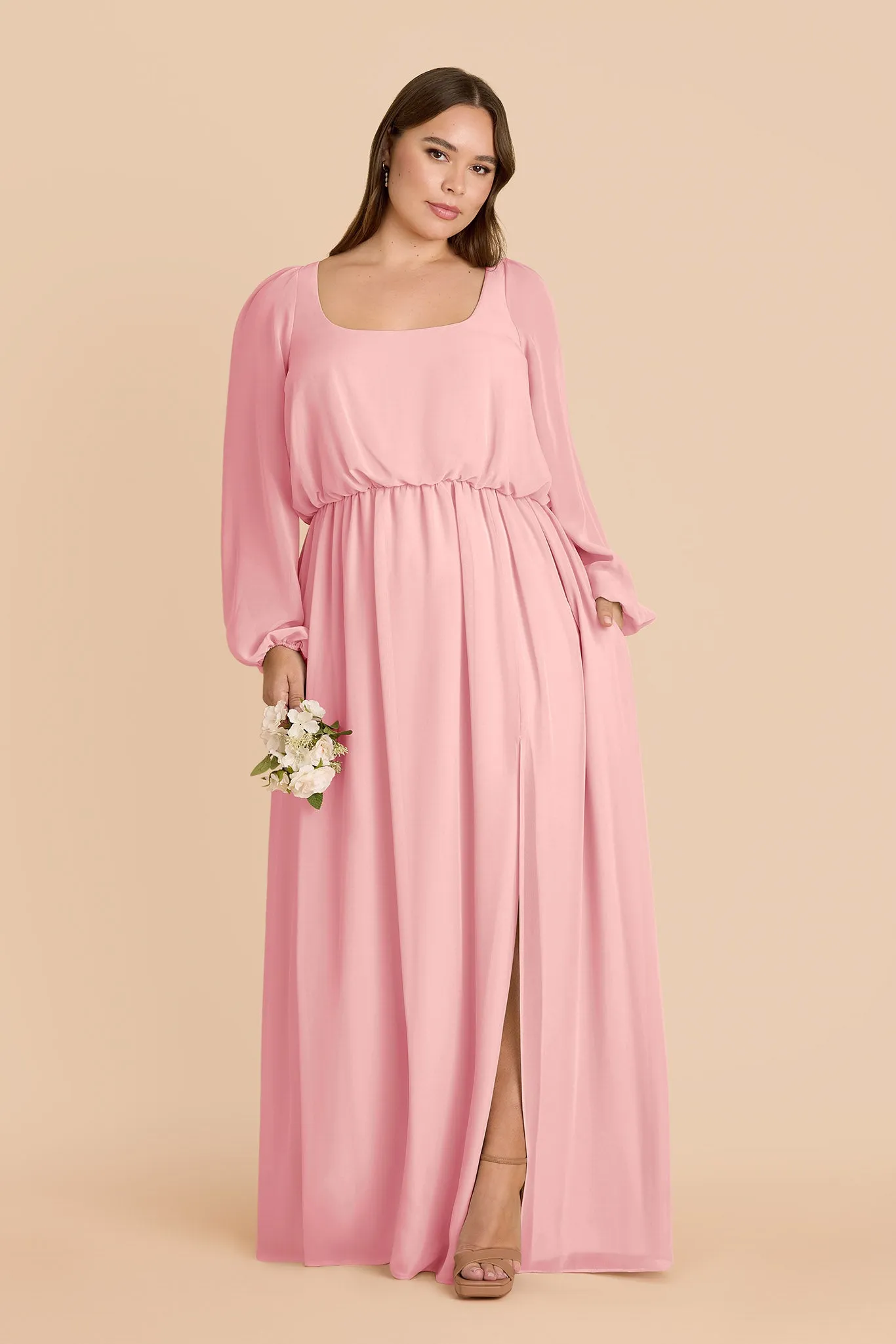 Eloise Chiffon Dress - Bubblegum Pink sold by Birdy Grey product image thumbnail 2