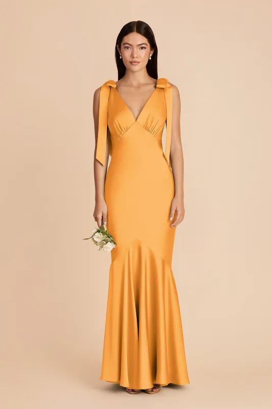 Gwen Matte Satin Dress - Mango made by Birdy Grey