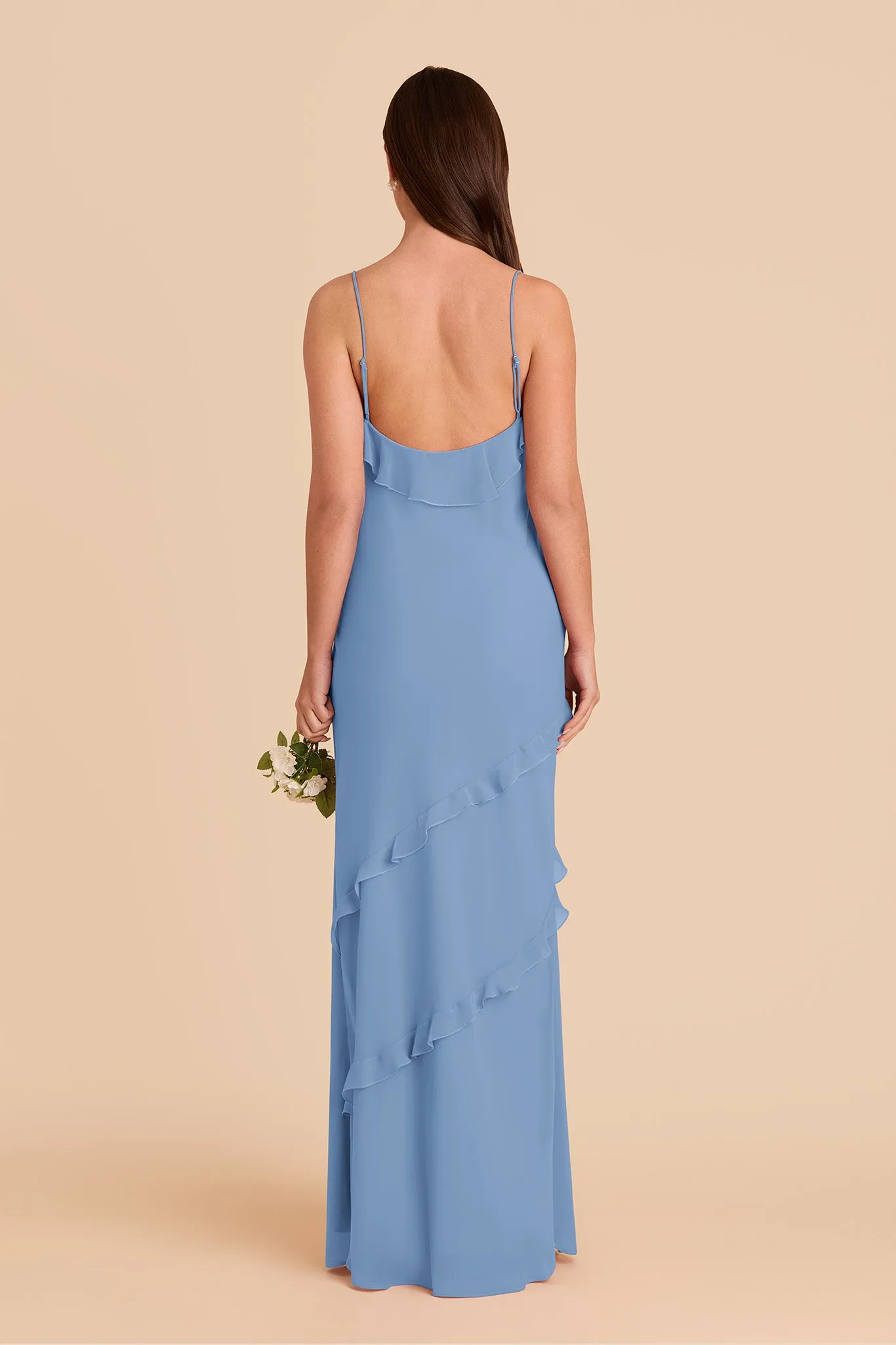 Valentina Chiffon Dress - Bluebell sold by Birdy Grey product image thumbnail 5