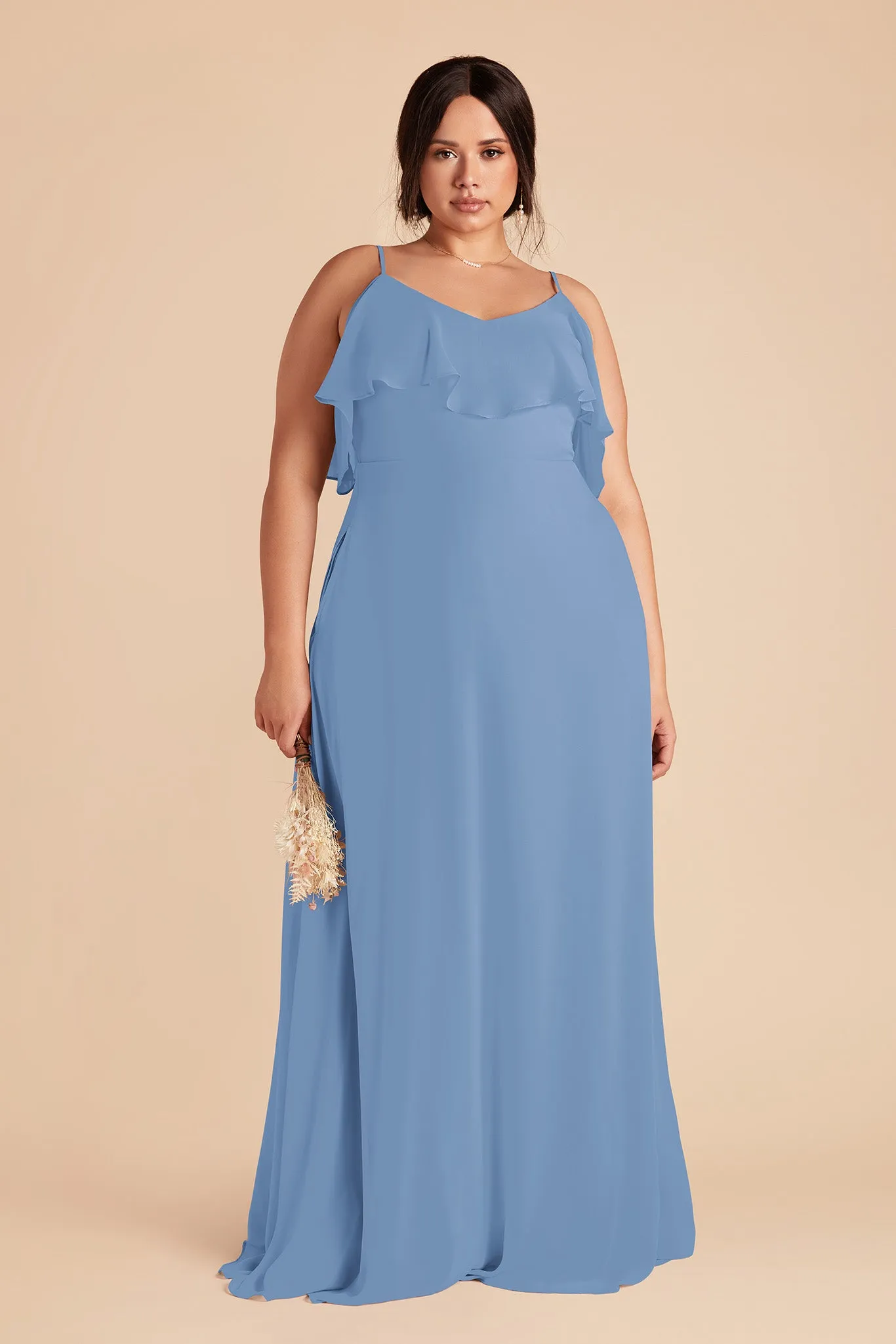 Jane Chiffon Dress - Bluebell sold by Birdy Grey product image thumbnail 2