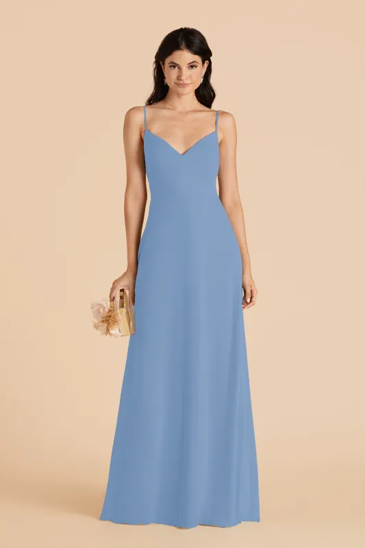 Devin Chiffon Dress - Bluebell sold by Birdy Grey