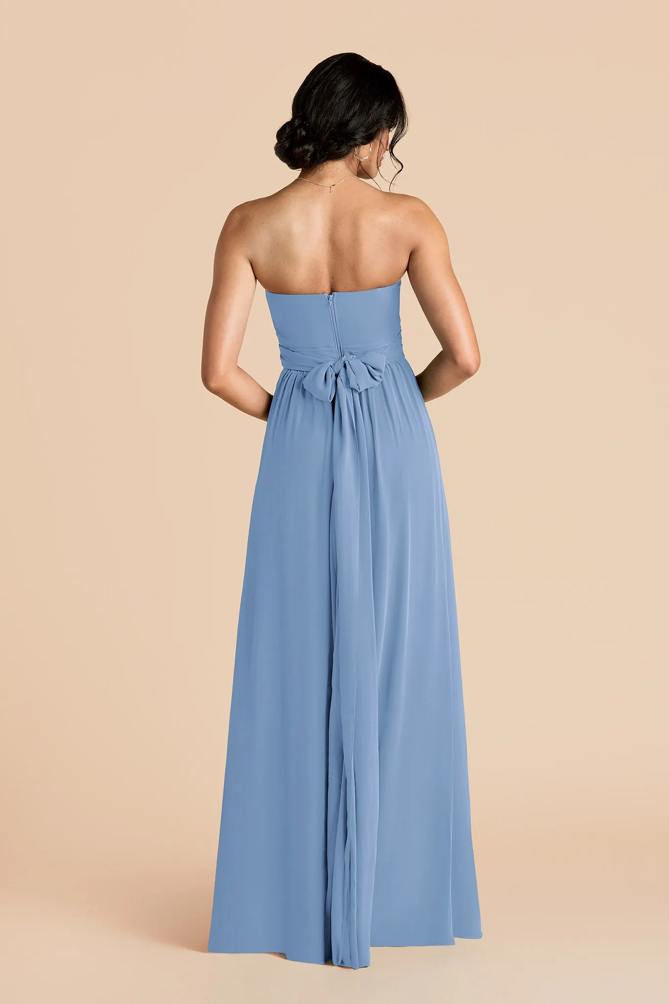 Grace Chiffon Dress - Bluebell sold by Birdy Grey product image thumbnail 3