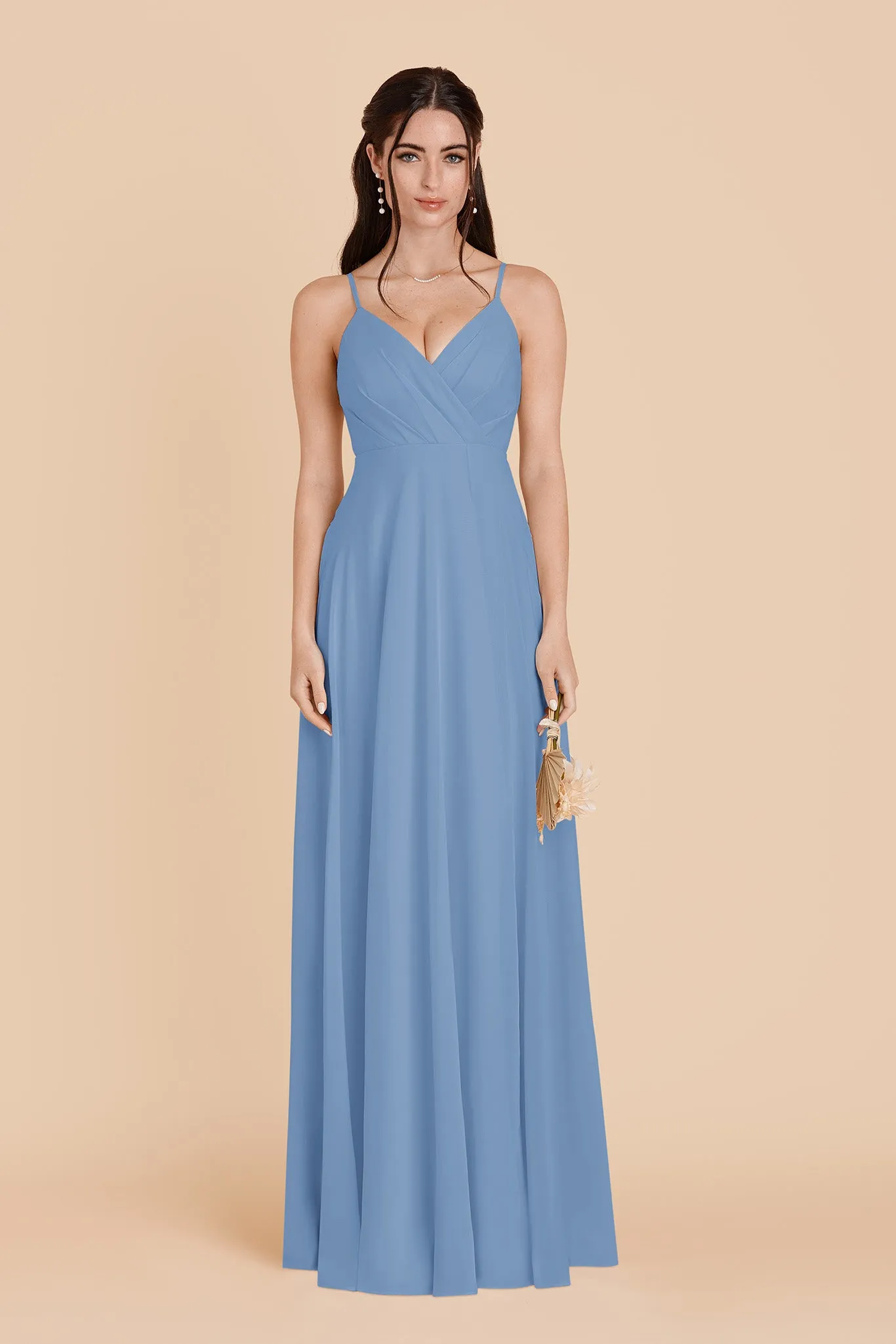 Kaia Chiffon Dress - Bluebell sold by Birdy Grey