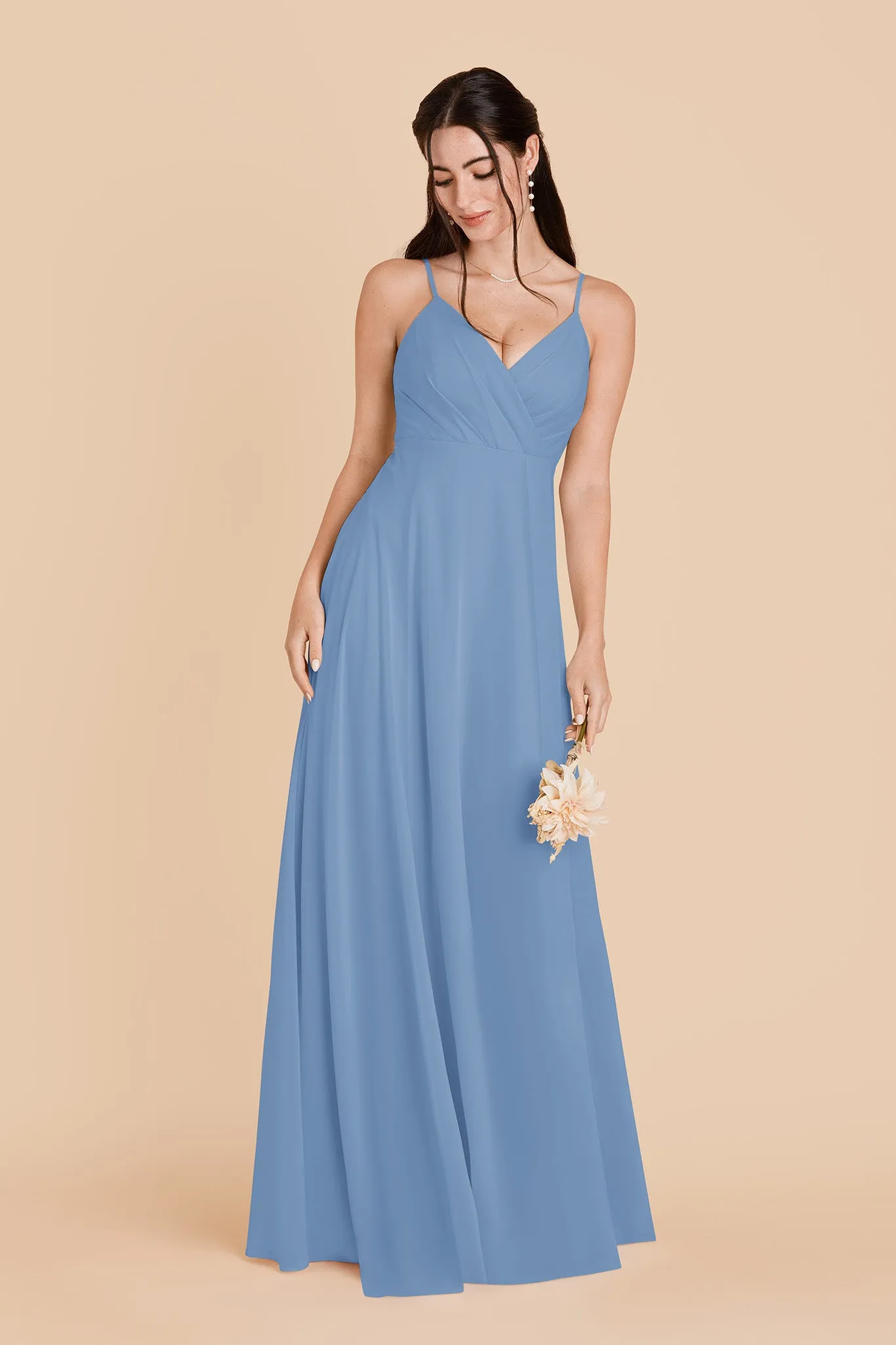 Kaia Chiffon Dress - Bluebell sold by Birdy Grey product image thumbnail 3