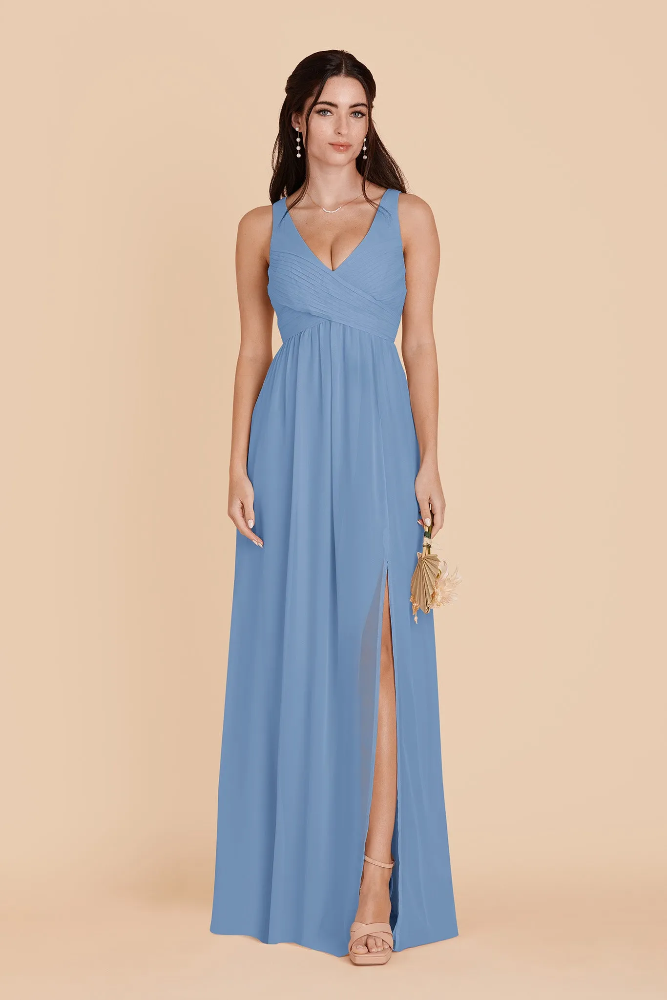 Laurie Chiffon Dress - Bluebell sold by Birdy Grey