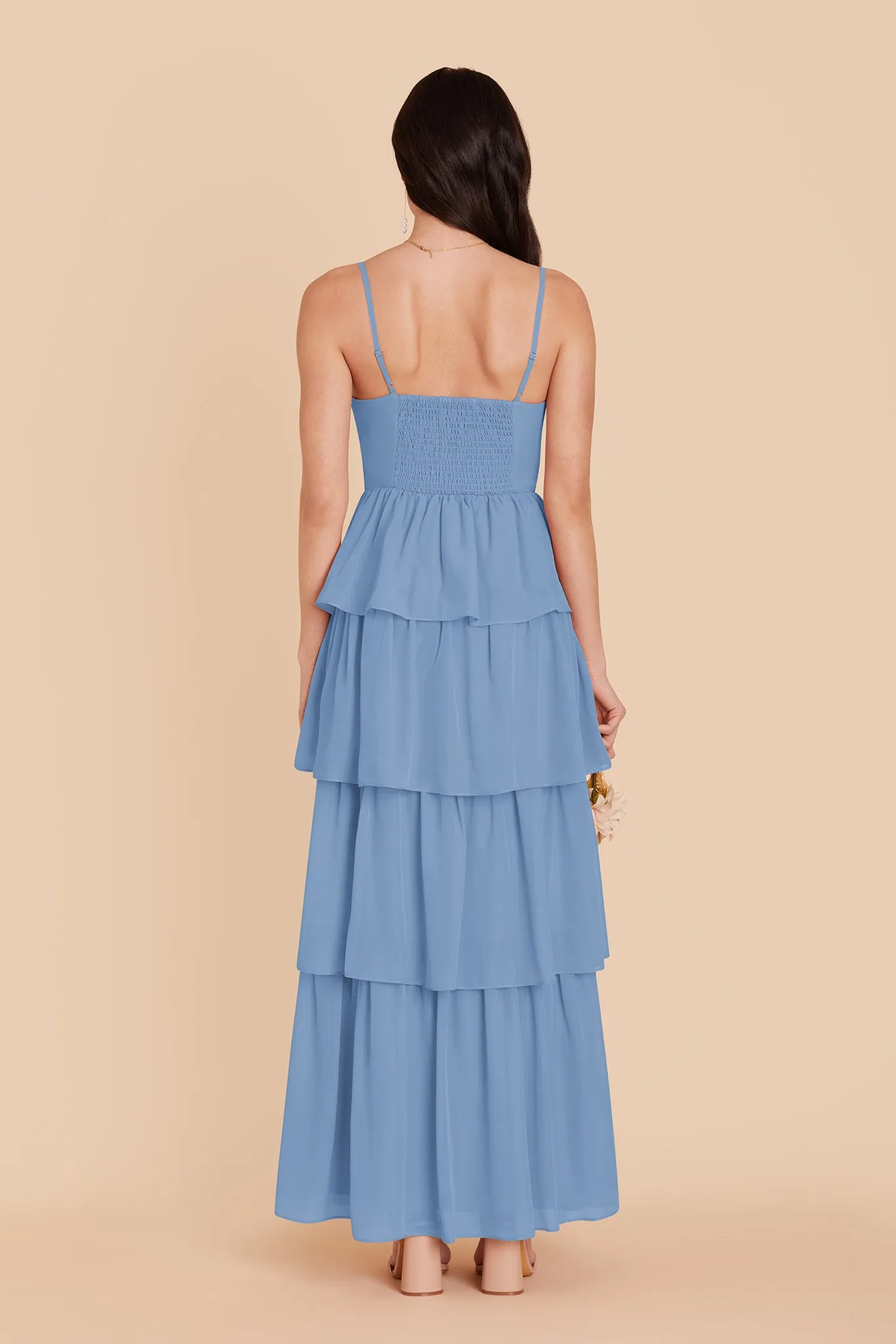 Lola Chiffon Dress - Bluebell sold by Birdy Grey product image thumbnail 5
