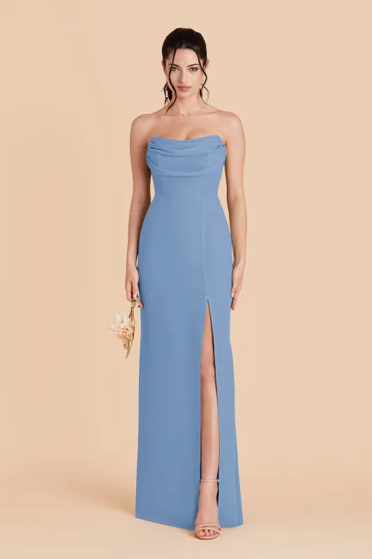 Mira Chiffon Dress - Bluebell sold by Birdy Grey