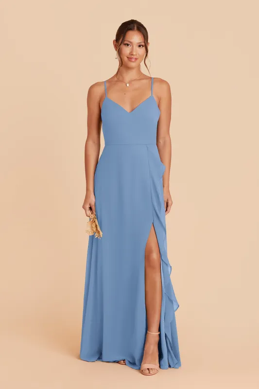 Theresa Chiffon Dress - Bluebell sold by Birdy Grey