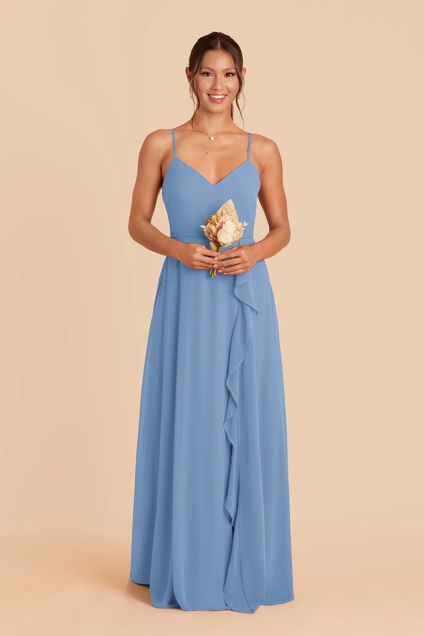 Theresa Chiffon Dress - Bluebell sold by Birdy Grey product image thumbnail 3