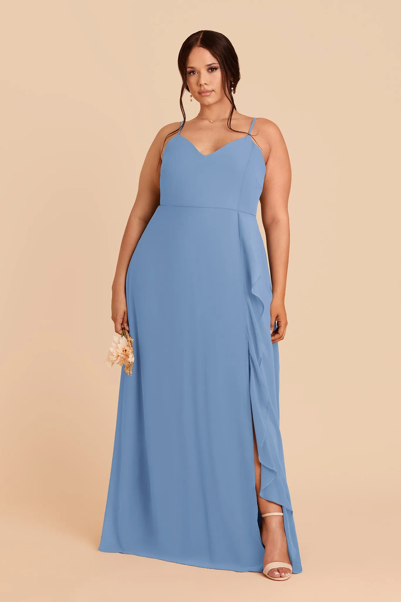 Theresa Chiffon Dress - Bluebell sold by Birdy Grey product image thumbnail 2