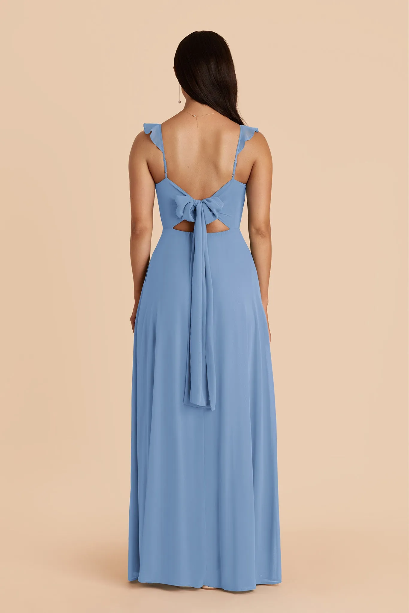 Doris Chiffon Dress - Bluebell sold by Birdy Grey product image thumbnail 5