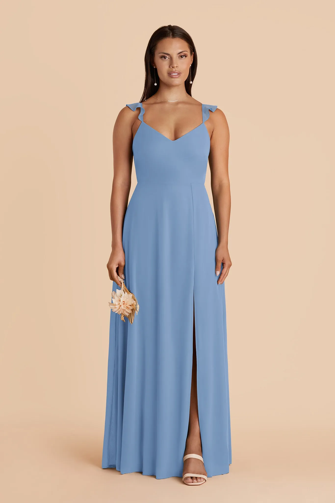 Doris Chiffon Dress - Bluebell sold by Birdy Grey