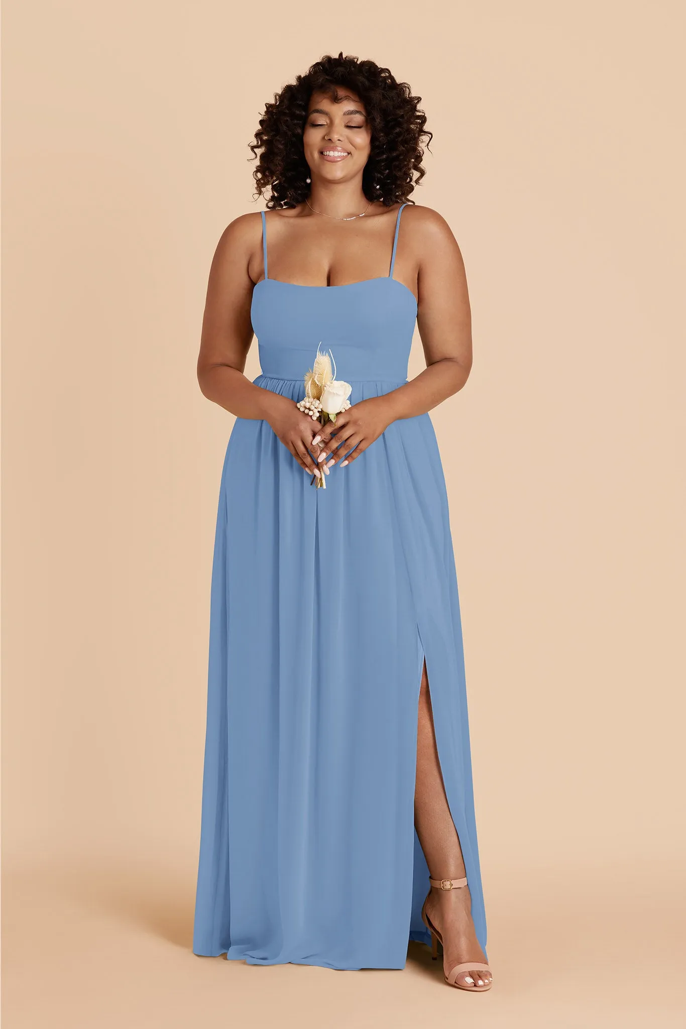 August Chiffon Dress - Bluebell sold by Birdy Grey product image thumbnail 5