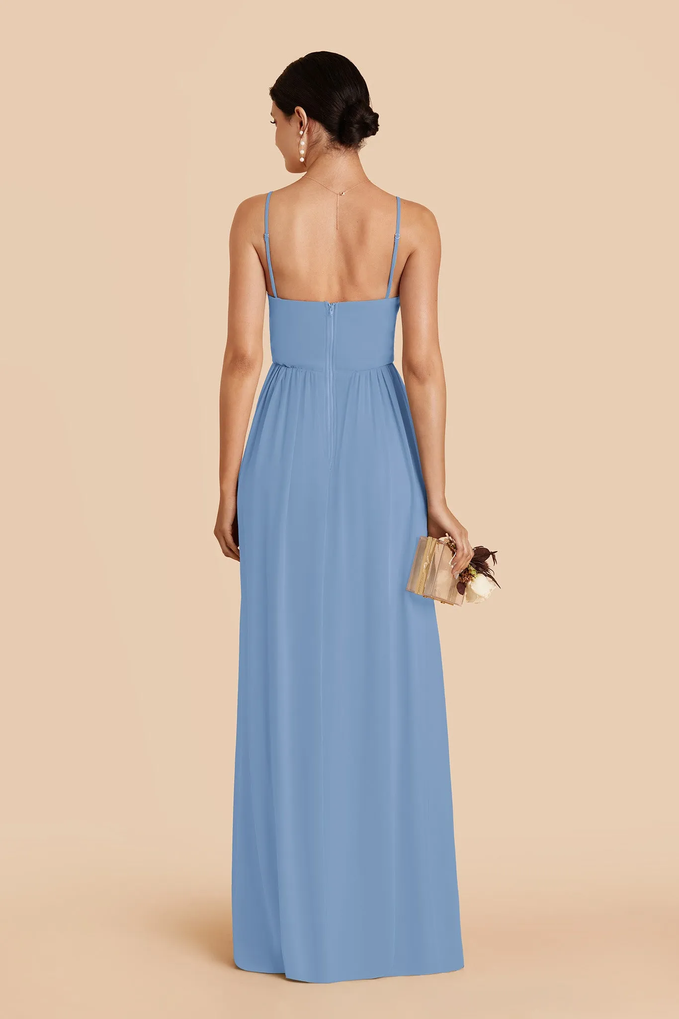 August Chiffon Dress - Bluebell sold by Birdy Grey product image thumbnail 4