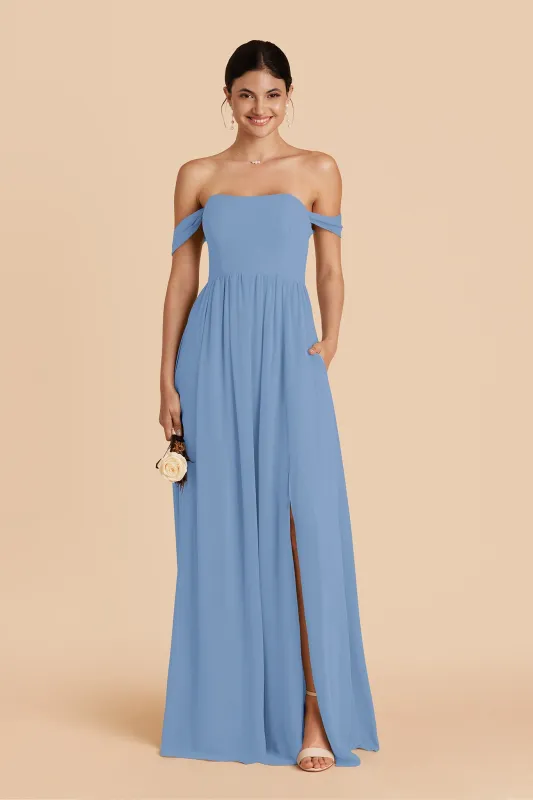 August Chiffon Dress - Bluebell sold by Birdy Grey