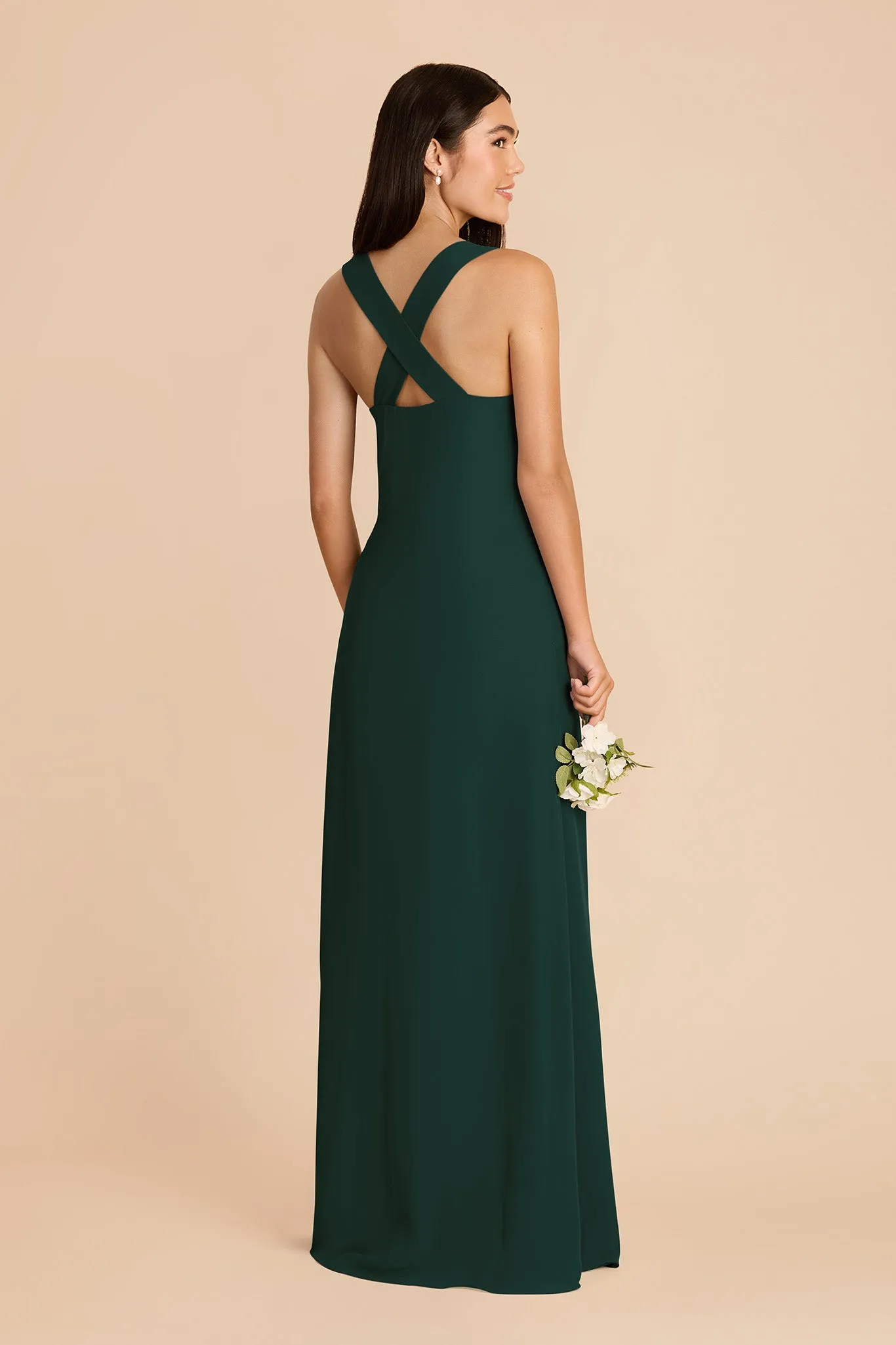 Veronica Chiffon Dress - Emerald sold by Birdy Grey product image thumbnail 4