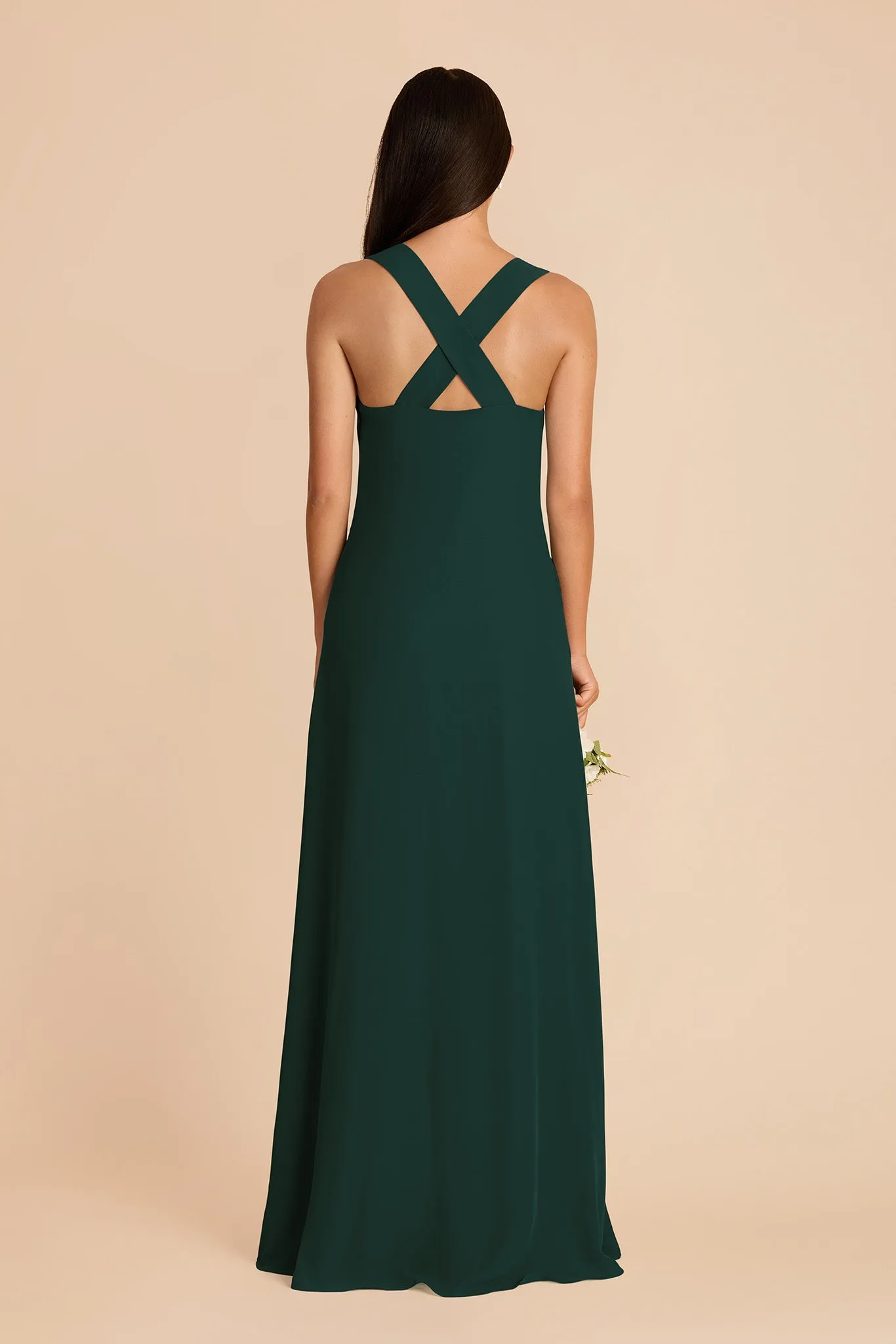 Veronica Chiffon Dress - Emerald sold by Birdy Grey product image thumbnail 5