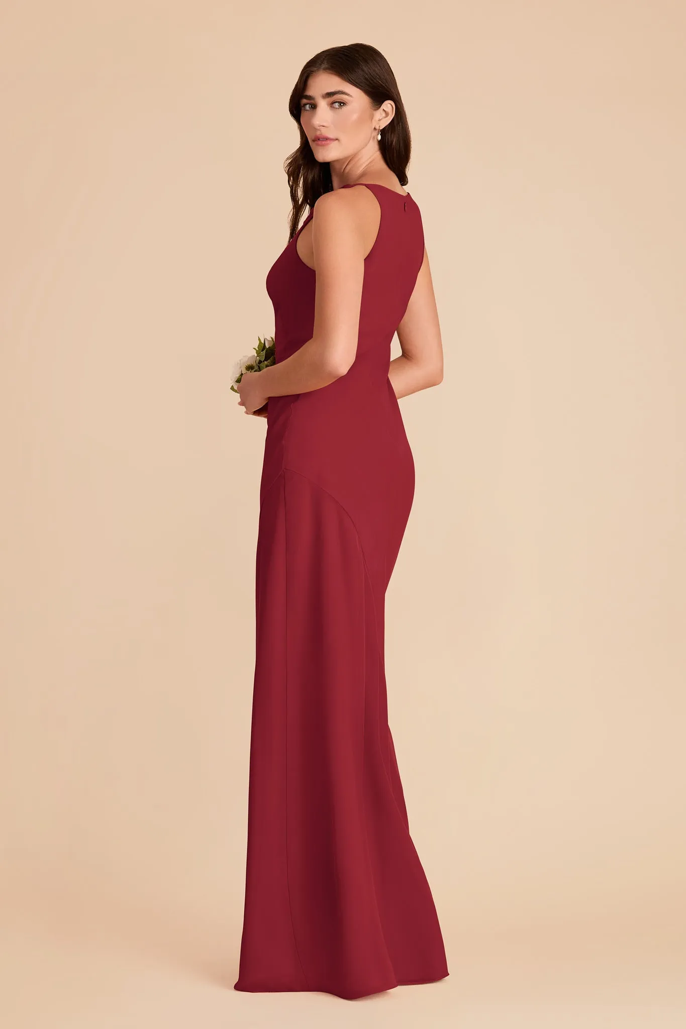 Destiny Chiffon Dress - Burgundy sold by Birdy Grey product image thumbnail 4