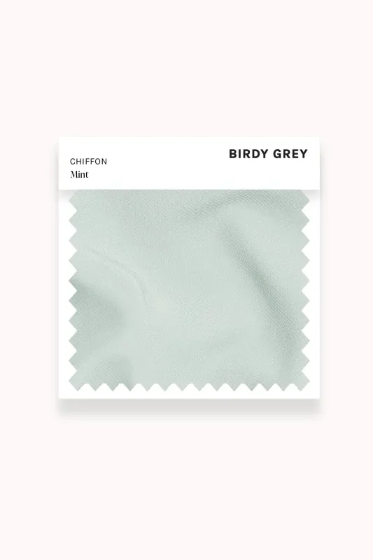 Chiffon Swatch - Mint sold by Birdy Grey