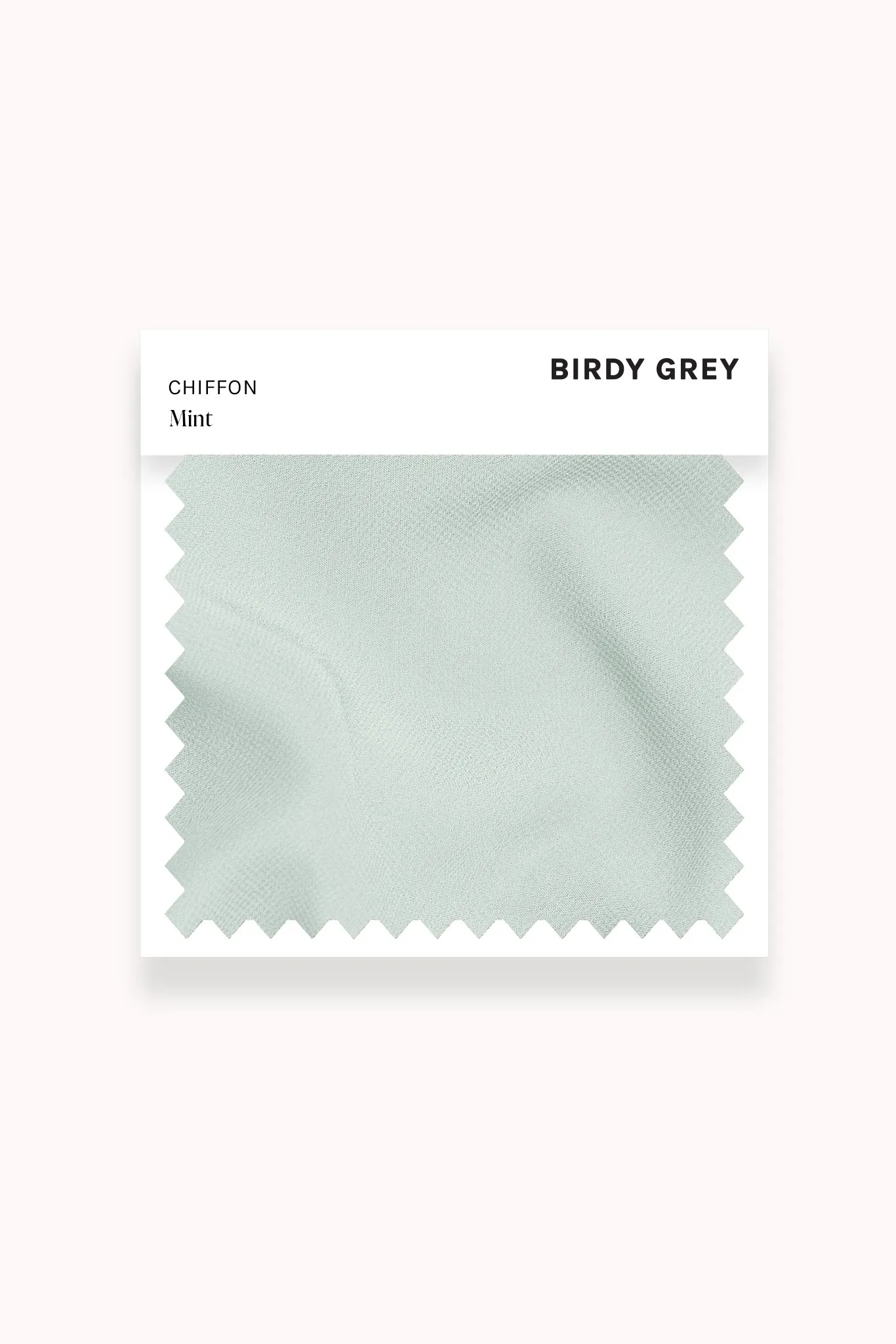 Chiffon Swatch - Mint sold by Birdy Grey