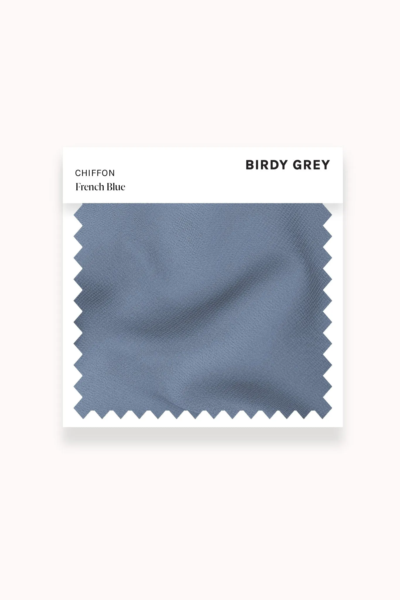 Chiffon Swatch - French Blue sold by Birdy Grey