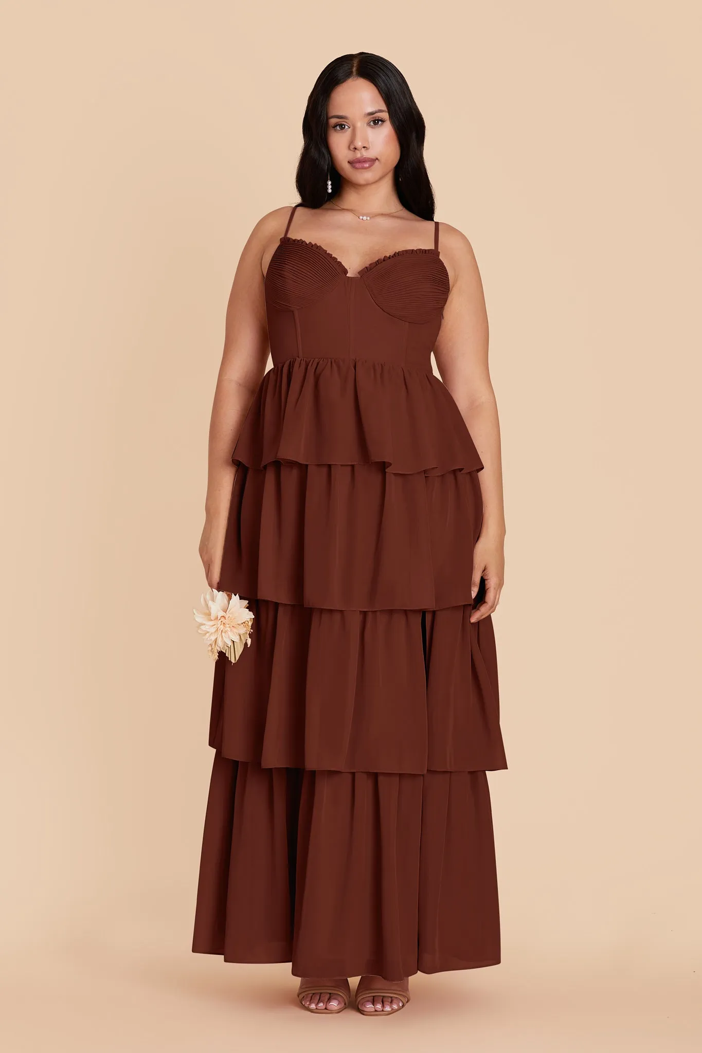 Swatch - Chiffon in Cognac sold by Birdy Grey product image thumbnail 3