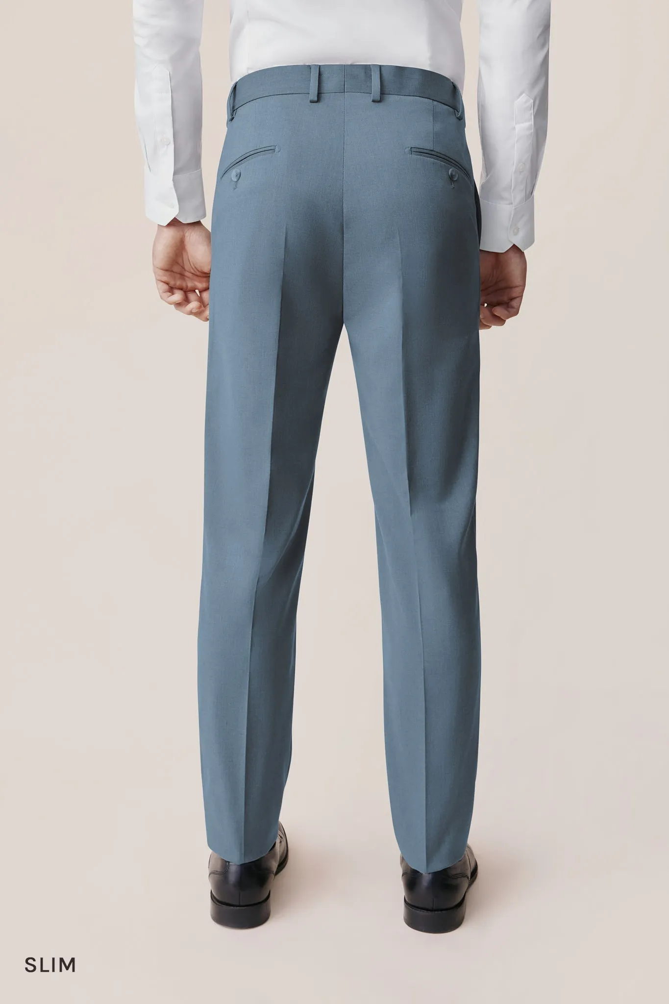 Taylor Suit Pants - Heathered French Blue sold by Birdy Grey product image thumbnail 4