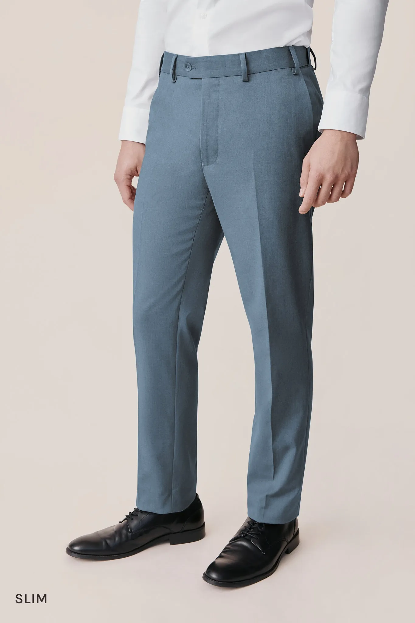 Taylor Suit Pants - Heathered French Blue sold by Birdy Grey product image thumbnail 3