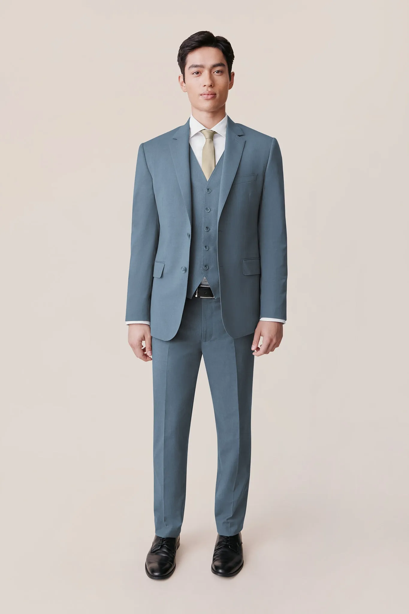 Josh Vest - Heathered French Blue sold by Birdy Grey product image thumbnail 2