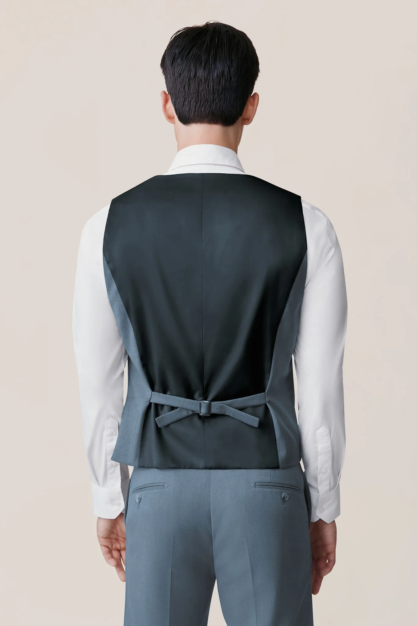 Josh Vest - Heathered French Blue sold by Birdy Grey product image thumbnail 3