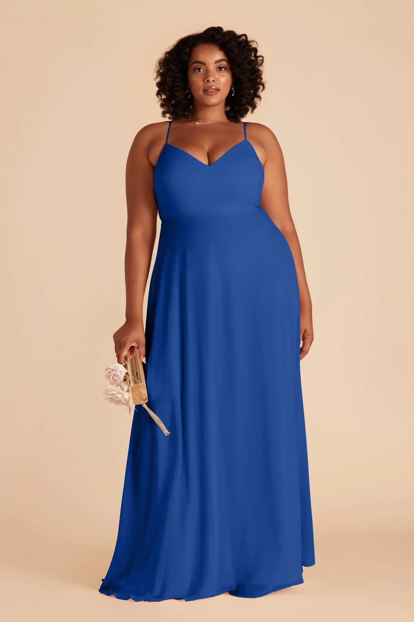 Devin Chiffon Dress - Cobalt Blue sold by Birdy Grey product image thumbnail 2