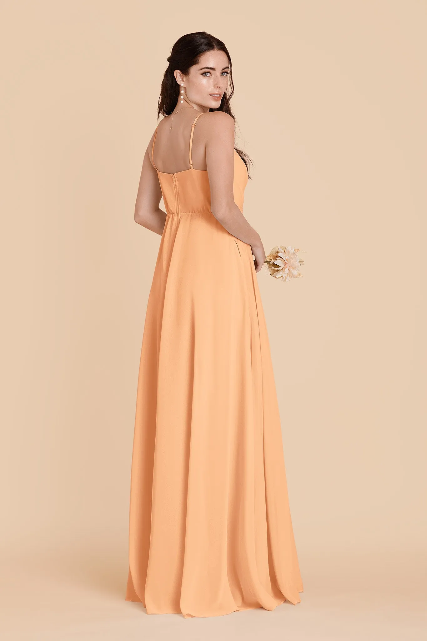 Kaia Chiffon Dress - Peach sold by Birdy Grey product image thumbnail 4