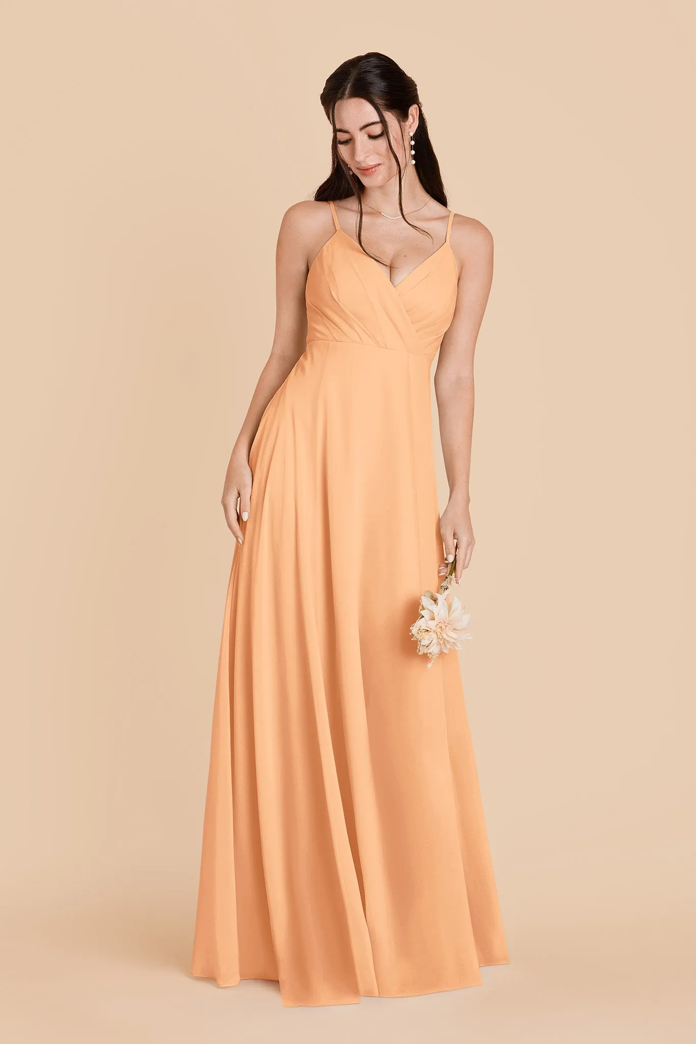 Kaia Chiffon Dress - Peach sold by Birdy Grey product image thumbnail 3