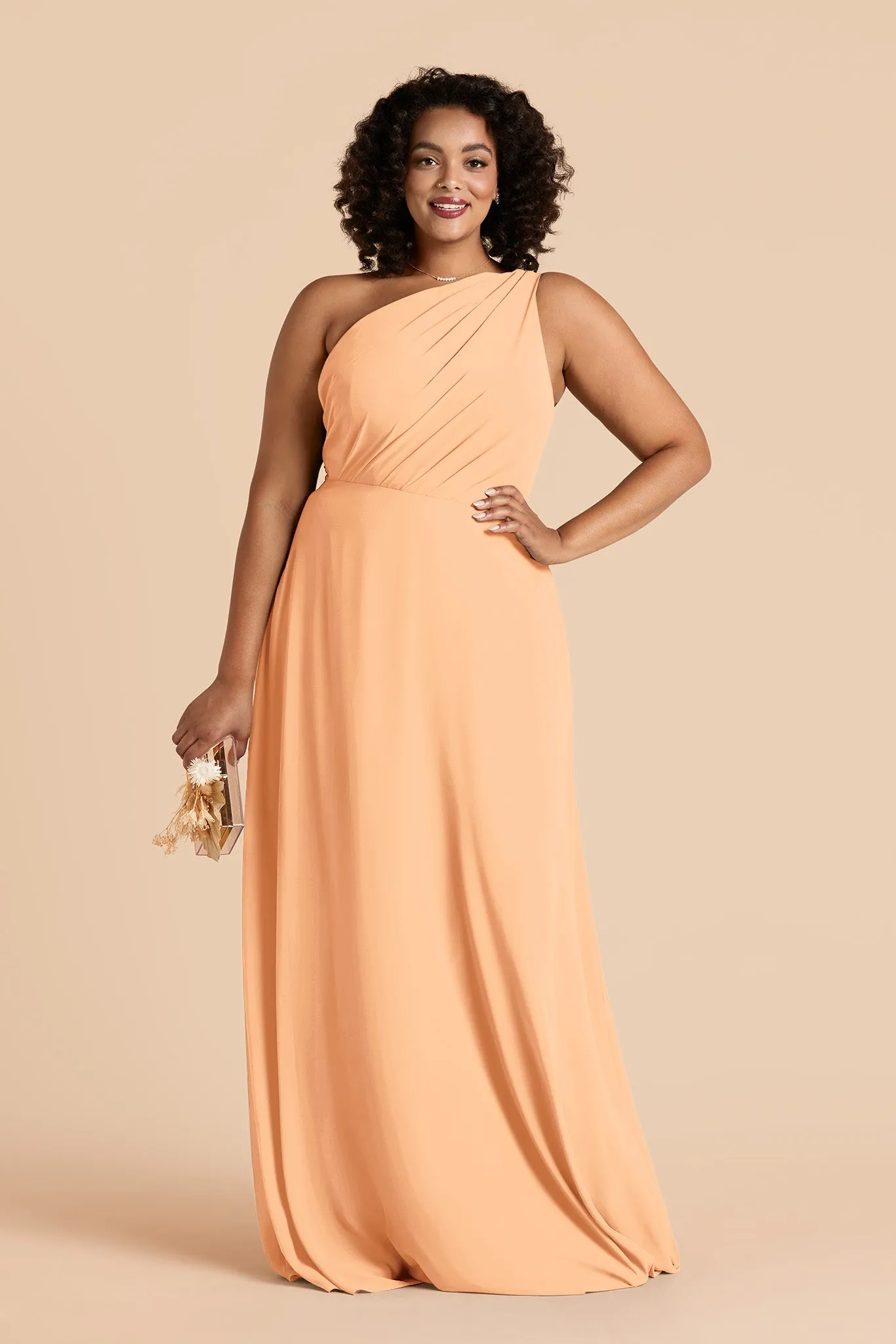Kira Chiffon Dress - Peach sold by Birdy Grey product image thumbnail 2