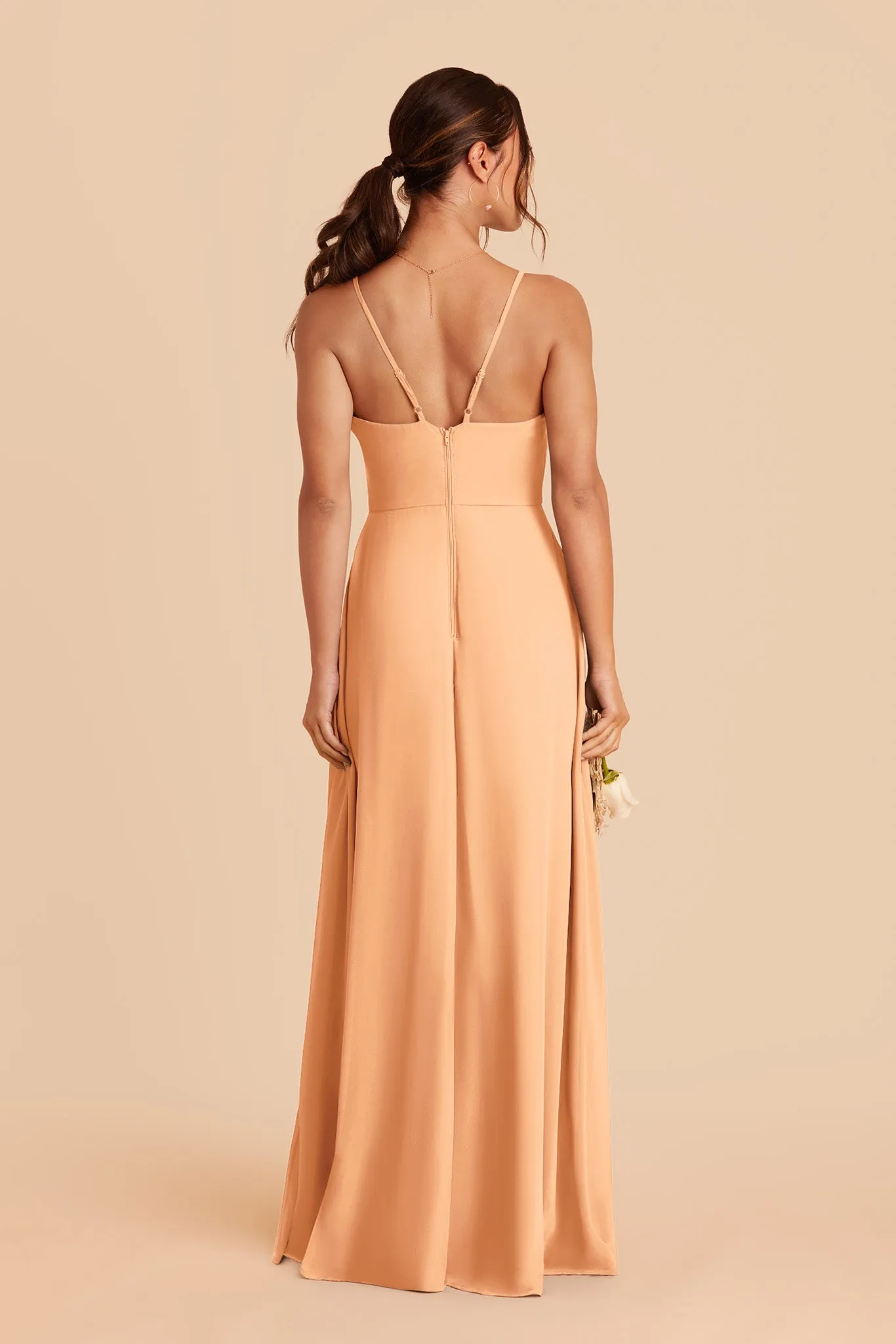 Theresa Chiffon Dress - Peach sold by Birdy Grey product image thumbnail 4