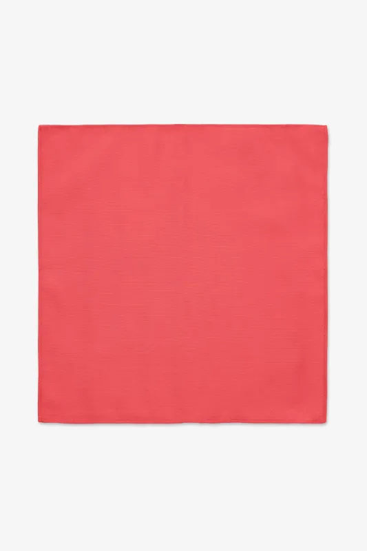 Didi Pocket Square - Guava made by Birdy Grey