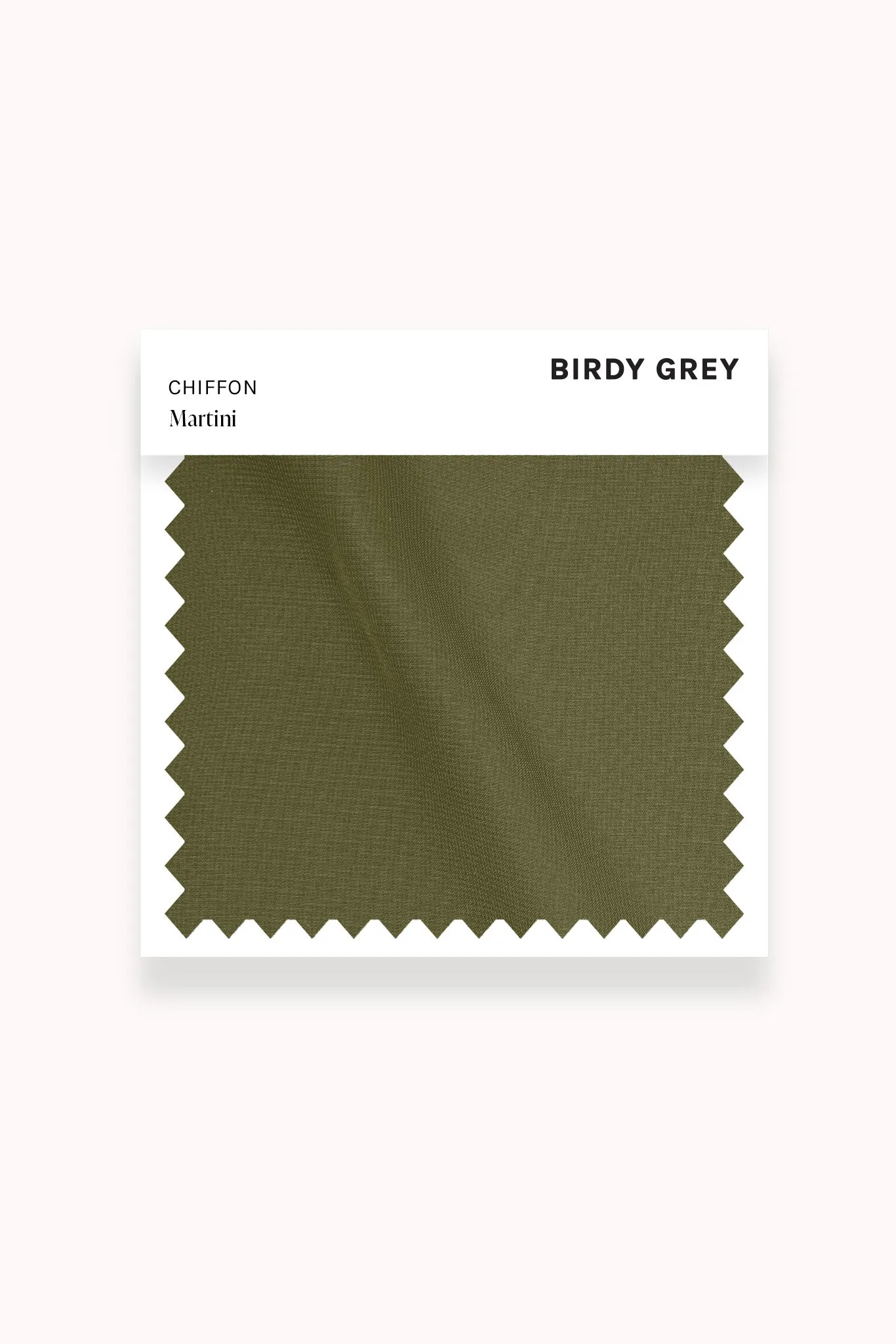 Swatch - Chiffon in Martini sold by Birdy Grey