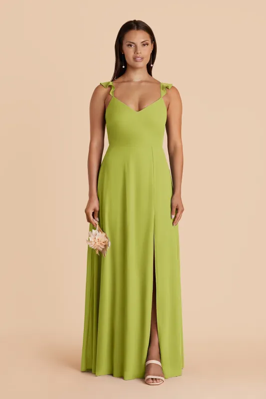 Doris Chiffon Dress - Matcha made by Birdy Grey