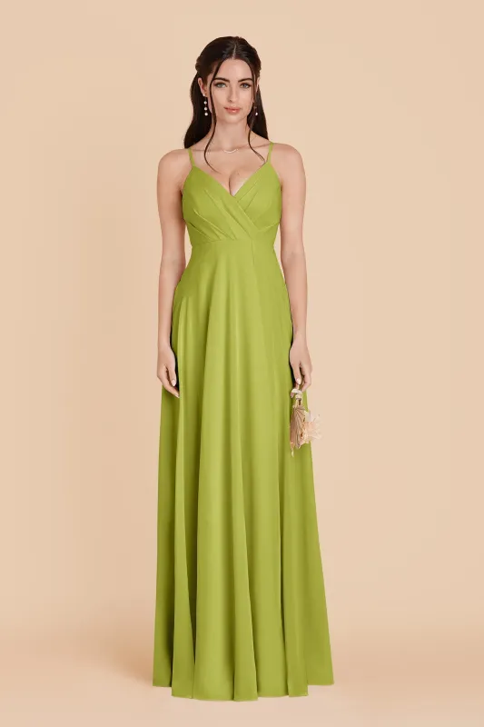 Kaia Chiffon Dress - Matcha made by Birdy Grey