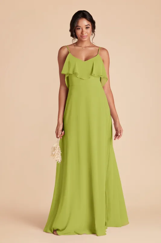 Jane Chiffon Dress - Matcha made by Birdy Grey