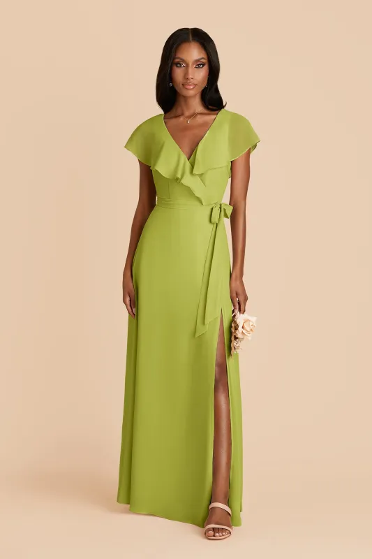 Jackson Chiffon Dress - Matcha made by Birdy Grey