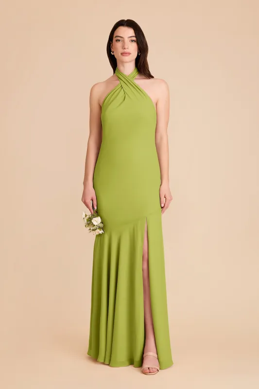 Stephanie Chiffon Dress - Matcha made by Birdy Grey