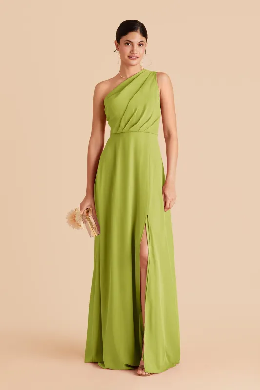 Kira Chiffon Dress Slit - Matcha made by Birdy Grey