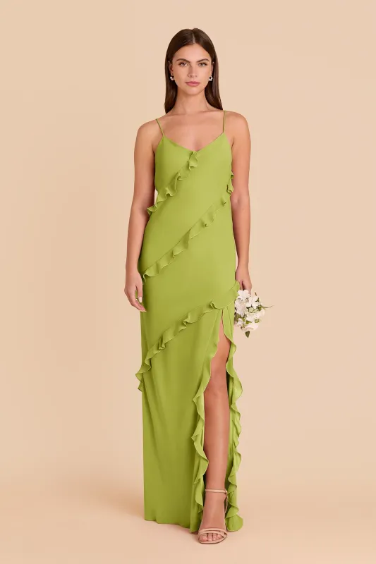 Valentina Chiffon Dress - Matcha made by Birdy Grey