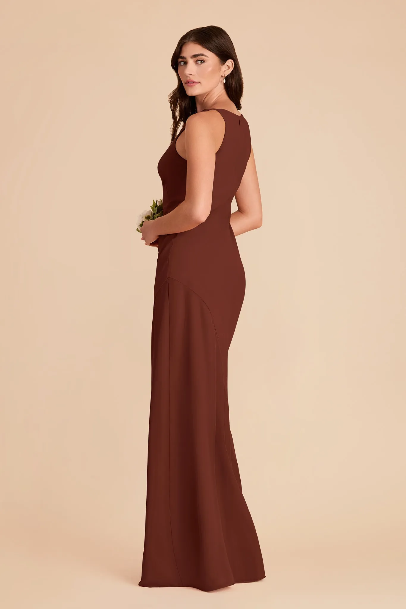 Destiny Chiffon Dress - Cognac sold by Birdy Grey product image thumbnail 4